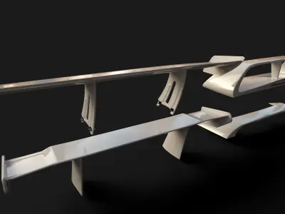 Body kit Mitsubishi Lancer VI Spoiler 3D model