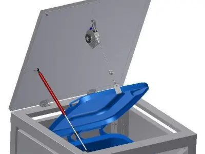 box-for-garbage-cans 3D print model
