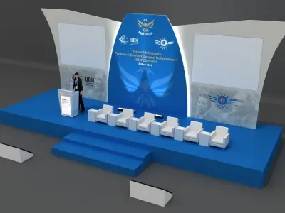  3D model Congress Stage 096 3D model