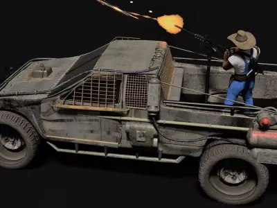 Zombie Truck 3D model