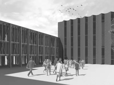 Modern Culture Center Hall 3D model