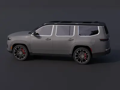 Generic Luxury SUV 6 Low-poly 3D model