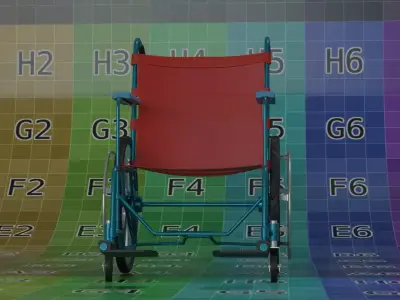 Wheelchair 3D model