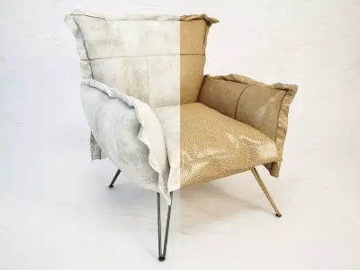 DIESEL Cloudscape armchair by Moroso Free 3D model