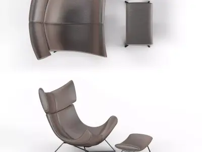 Single Lopht Relax Armchair 3D model