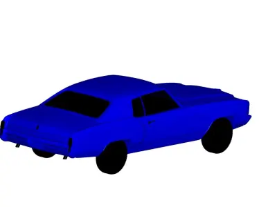 Chevrolet Monte Carlo 1974 3D model