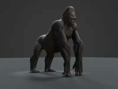 Gorilla animation 3D model