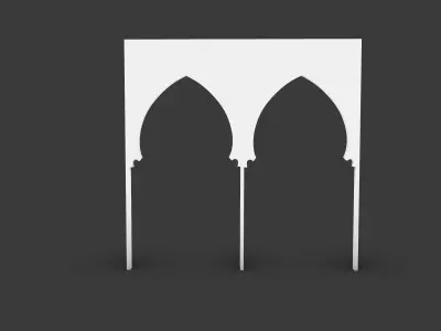 arch 1 three arches Free 3D model