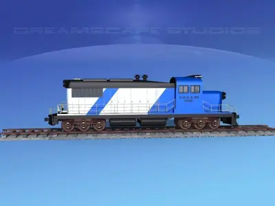 Diesel Locomotive V09 3D model