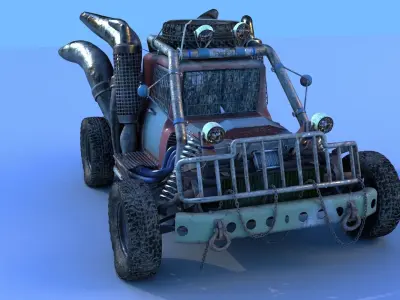 Survival car 3D model