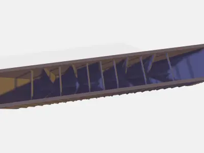 Woodchip Hopper Railroad Car N Scale 3D Print 3D print model