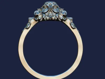 Mythos Aureum Ring 3D print model