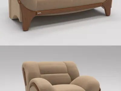 Sophia sofa 3D model