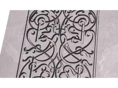 STL FOR CNC CARVING 13031007 ornament 01 3D model