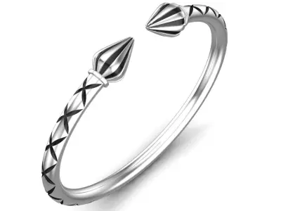 Men Gold Bracelet 3D print model