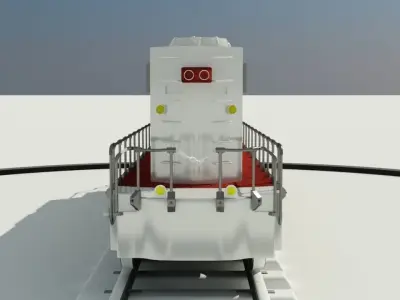 Train Engine SOO 777  3D model