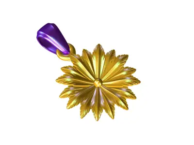 pendant 3D print model 8