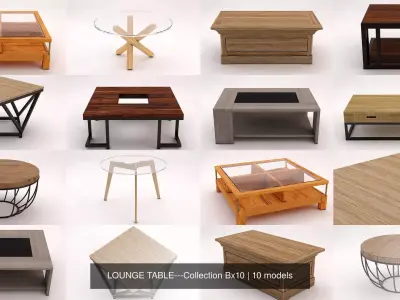 LOUNGE TABLE---Collection Bx10
