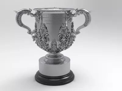 League Cup Trophy 3D model