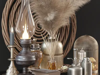 decorative set 13 3D model