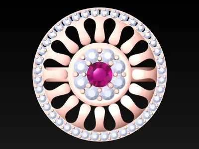 Diamond Ring - Womens Rings - N416918 3D print model