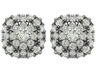 Earring 3D print model 5