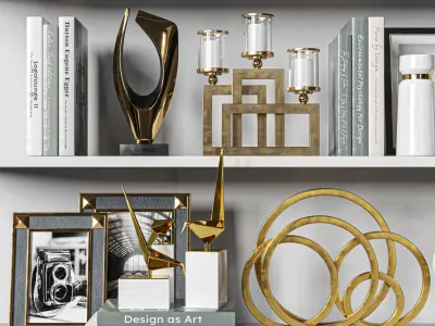 Decorative Set 46 3D model buy