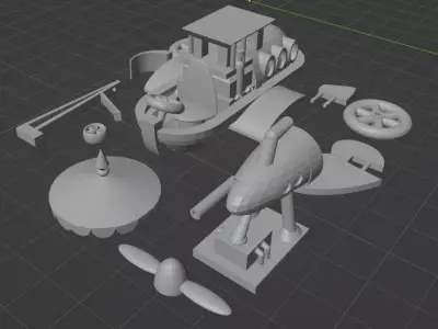 wacky races look like - convert-a-car 3D print model