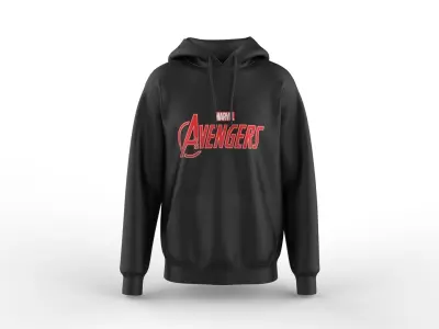 Custom Premium Design Sports Jersey Hoodie 3D model