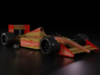 1988 F1 Car - 3D Printable Model Included 3D model