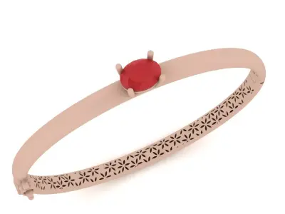 Oval Luxury Bracelet 0054 3D print model