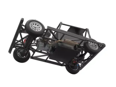 New Zealand Ministock car Base Scale 1 to 25 3D print model