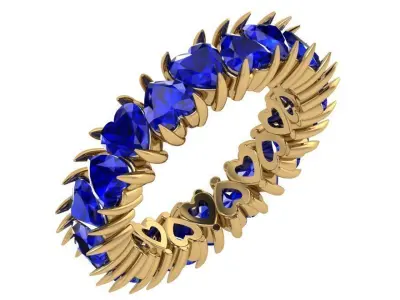 Heart Cut Band 4370 3D print model