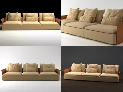 Resort sofa 3D model