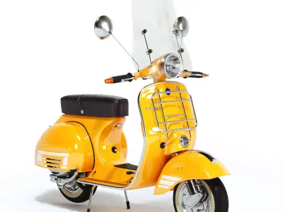 Vespa 3 scooter 3D model