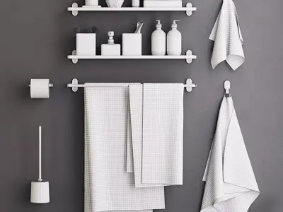 Brogrund Bath Set 3D model