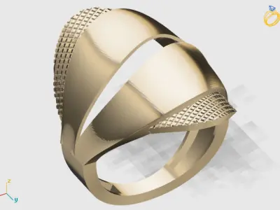 Women Plain Ring STL Models Womens Ring 3dmodels 3D print model 3D print model 13