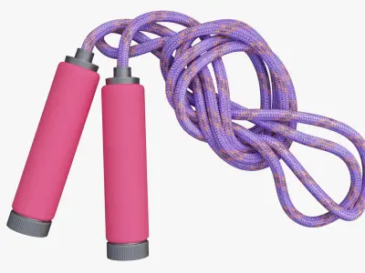 Rope skipping 3D model