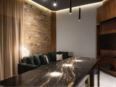 Luxury private House Bar and TV Room 3D model