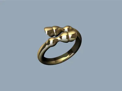 Horse leg ring 3D print model