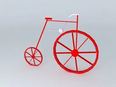 ornament decorative object bicycles Free 3D model