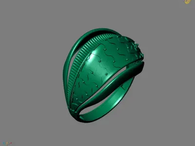 Women Plain Ring Ready STL Models Womens Ring 3d models 3D print model 38