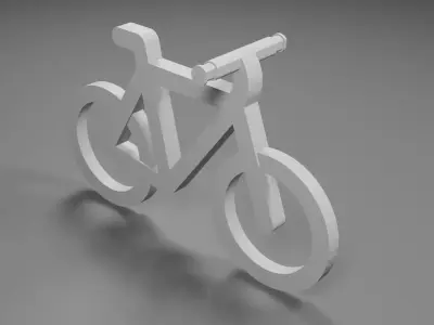 Bike model bicycle Free 3D print model