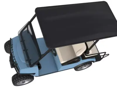 Golf Cart 3D model