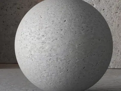 Gray Concrete Material 8K-Seamless-Tileable-No 36 3D model
