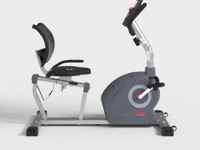 EXERCISE RECUMBENT BIKE Low-poly 3D model