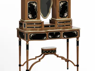 Classic dressing table 3D model
