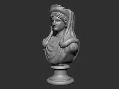 the princess bust of aphrodite 3D print model