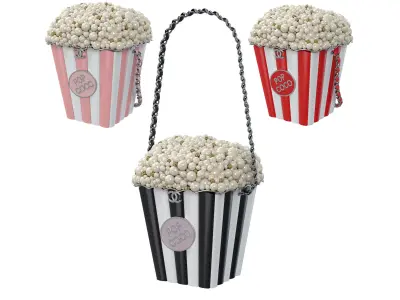 Pop Coco Bag Low-poly 3D model