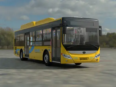 YUTONG ZK6125CHEVNPG35 bus 3D model